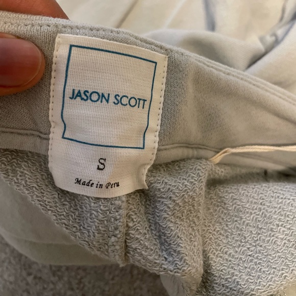 Jason Scott - Pima Cotton French Terry / Sydney Trousers Pants / size S / NWT - Picture 8 of 10